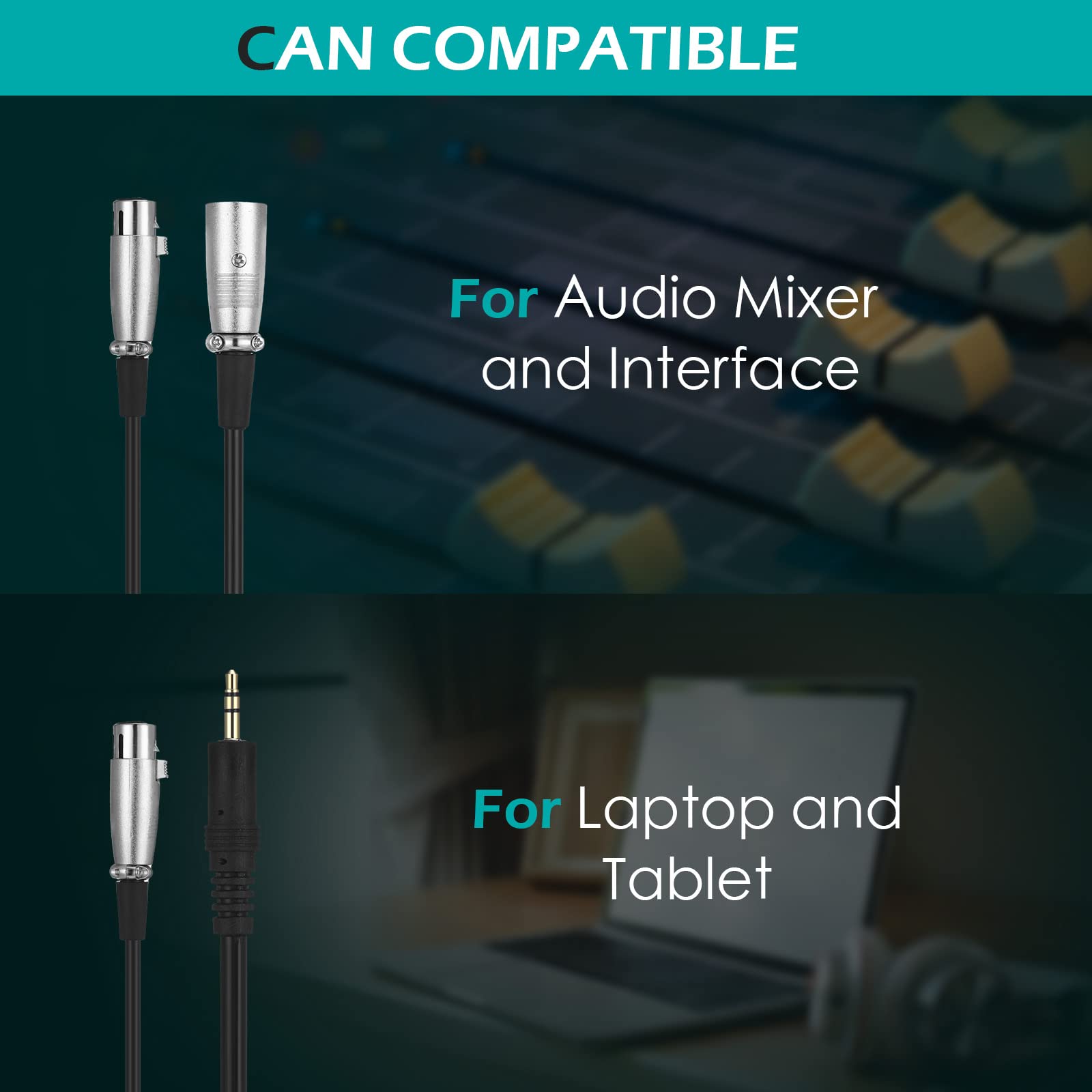 4 Pack XLR Condenser Microphone Professional Studio Cardioid Microphone Kit Includes Cardioid Mics Shock Stand Windproof Cotton